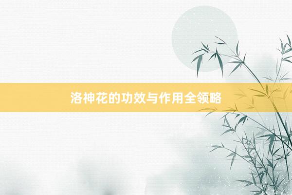 洛神花的功效与作用全领略